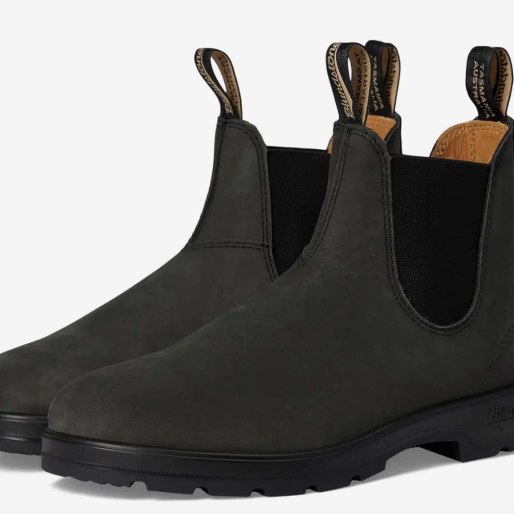 Blundstone 587 Rustic Black Chelsea Boots Womens US 7 - Picture 4 of 9